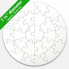 Do you want to know how to frame your jigsaw puzzle in 5 minutes with no glue diy.***the trick to this working is the pressure between the back and the front. Blank Round Puzzle 26 Pieces