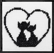 Free mini cat cross stitch pattern, part of a calendar series of free cross stitch patterns featuring my mini black cat design. Free Cross Stitch Pattern Cats Silhouettes Album On Imgur