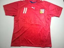 Embroidered team badge at upper left chest. Czech Republic Red National Team Soccer Jerseys For Sale Ebay