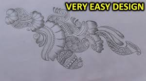 In this era, all girls like to put some different and interesting mehndi design. Hand Simple Mehndi Design Pencil Drawing Novocom Top