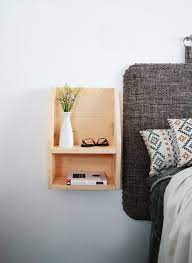 How To Build A Floating Nightstand Ohoh Deco Floating Nightstand Diy Floating Nightstand Small Room Design