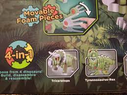 The puzzle measures approximately 24'' x 18''. Stem Genius 3d Dinosaur Puzzle 4 In One200 Pcs 6 For Sale Online Ebay