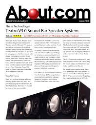 Teatro V3 0 Sound Bar Speaker System Phase Technology Manualzz