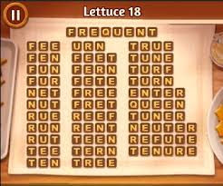 Word Cookies Lettuce Level 18 Answers Word Cookies Answers