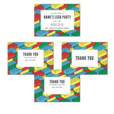 Save today with our valid lego coupons and discount codes. Lego Inspired Birthday Party Inivitations Thank You Notes Personalised Printable Bambino Goodies The Store