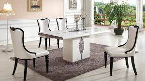 Modern dining tables brings you today 10 modern and glamorous marble dining tables and gives you some decor tips on how to embrace this luxurious material in your dining room design. 20 Luxurious Rectangular Marble Dining Tables Home Design Lover