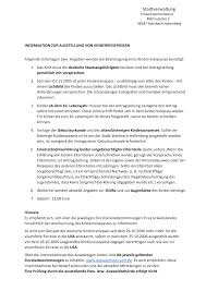 Letzte woche war eine freundin beim bezirksamt und ich habe sie gebeten nachzufragen was ich alles mitbringen soll. Https Www Steinbach Hallenberg De Www Ddk Steinbach 2014 Webinfo Nsf Docsid 7db59f7b4ad0a85dc1257de7004adf7f File Austellung 20kinderreisep C3 A4sse Zustimmungserkl C3 A4rung Pdf
