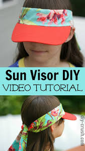 Each week will feature activities, crafts, contests, and giveaways. Diy Sun Visor Hat Off 71