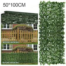 A privacy screen should be planted so that it can grow naturally into a solid barrier, so the. 50x100cm Artificial Leaf Roll Privacy Screen Hedge Wall Fence Balcony Decor Artificial Plants Artificial Plants Aliexpress