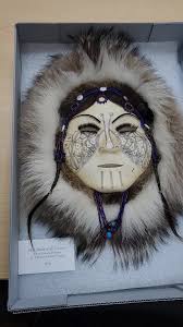 Happy 2025! ANHC is celebrating the St. Lawrence Island Yupik in January!  This beautiful mask was made by artist Dora Umara Buchea. It is made from  caribou skin, human hair, ink, spotted seal, calf ...