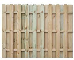 If you've just installed the posts, you should wait a few days before installing the panels, so that the cement can have time to set. 6 X 8 Pressure Treated Shadow Box Wood Fence Panel At Menards