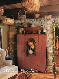 The country style will make your house feel more comfortable while the primitive decoration will make. Pin By A Primitive Place Magazine On Old Red Furniture Primitive Decorating Country Primitive Country Homes Primitive Homes