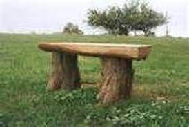 Tree stump planter hollow out a fallen tree, add a couple drainage holes, fill it with potting soil, and then just add colorful plants. Inspiration For The Space Around You Hunker Garden Bench Seating Garden Bench Rustic Outdoor Garden Bench