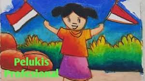 Posting lebih baru posting lama beranda. Menggambar Dan Mewarnai Untuk Anak Tk Paud Cinta Tanah Air Drawing And Colouring Kids Youtube