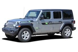 2007 2018 2019 2020 jeep wrangler jl unlimited side door decals bypass vinyl graphic door stripes kit