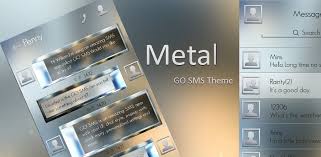 Various customizations are available for different styles of chat, a lot of themes, notification sound, animation … Go Sms Metal Theme Para Android Apk Descargar