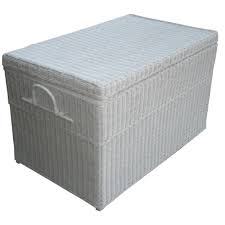 Get your home organised with this large wicker storage basket. Cane Rattan Storage Baskets Trunks Toy Boxes Blanket Box