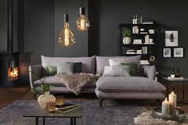 Wohnlandschaft In Textil Grün Weiß Wohnzimmer Wohnen