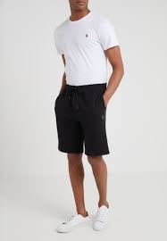 Black friday / cyber monday u.s. Polo Ralph Lauren Double Knit Short Shorts Black Schwarz Zalando De
