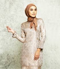 Cara menjahit baju kurung moden (dat belakang sahaja). Luxe Noura Baju Kurung Moden Pleated Brown Gold The Kebaya And Kurung Expert Stay Safe