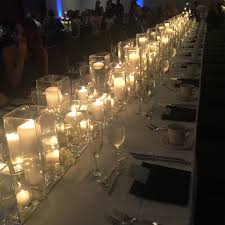 These can be used for floating candle or flowers centerpieces. Floating Wax Candles Extra Large 12 Count Lumabase