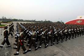 Military manoeuvre and firepower are most important in combat power. In Pictures Myanmar Armed Forces Day 2017