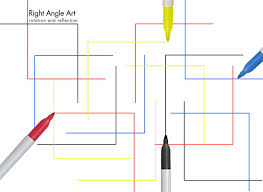 Right Angle Art Math Art Projects Math Art Teaching Drawing