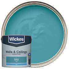 Best overall for walls & ceilings: Wickes Teal No 940 Vinyl Matt Emulsion Paint 2 5l Wickes Co Uk