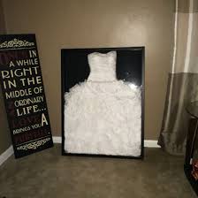 Shadow Box Frame Is A Perfect Way To Display Your Wedding Dress I Would Have My Dres Wedding Dress Shadow Box Wedding Dress Preservation Wedding Dress Display
