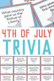 If you fail, then bless your heart. Printable Fourth Of July Trivia Hey Let S Make Stuff