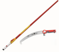 A pole saw is just like the name sounds, a small chainsaw that is. Pole Saws Tree Pruners Avocado Pickers