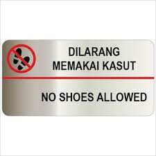 Pengamalan sila ke 1, 2, 3, 4, 5 beserta contohnya. Print4u Shoe Off Sign Sila Tanggalkan Kasut Remove Your Shoe Floor Sticker Warning Sign Shopee Malaysia