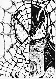 There are tons of great resources for free printable color pages online. Spiderman Venom B W By Darkartistdomain On Deviantart