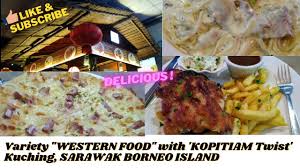 27 jalan tabuan, kuching, 93100, malaysia. Variety Western Food With Kopitiam Twist In Kuching Sarawak Borneo Big Coconut Western Youtube