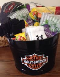 Check out our harley davidson gifts for men selection for the very best in unique or custom, handmade pieces from our shops. Man S Easter Basket Harley Davidson Mens Easter Basket Valentine Gift Baskets Harley Gift