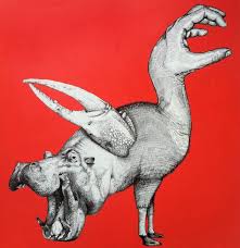 Paintings Of Weird Animal Hybrids Designtaxi Com Surreal Artwork Weird Art Animal Art