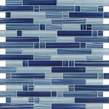 Interlocking glass & metal mosaic tile (0.938 sq. Cobalt Blue Glass Tile Blue Random Pattern Glass Mosaic Kitchen Bathroom Shower Wall Backsplash Accent Wall