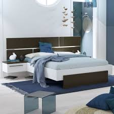 Cette tete de lit n'existe pas sur le site becquet !!!! Cadre Tete De Lit 160 200 Chevets Gris Anthracite Blanc Florine L 264 X L 208 X H 40 102 Cdiscount Maison