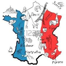 Stadtplan von paris mit den wichtigsten sehenswürdigkeiten. Weisswein Frau Lizenzfreie Vektorgrafiken Kaufen Frankreich Karte Landkarte Frankreich Leinwand