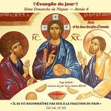 Paroisse - L'Évangile au Quotidien « Seigneur, vers qui irions-nous ? Tu as  les paroles de la vie éternelle » Jn 6, 68 Dimanche 26 Avril Troisième  dimanche de Pâques Calendrier ordinaire
