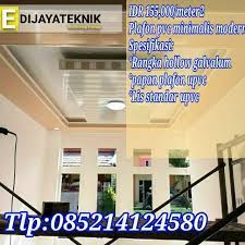 Rumah minimalis yang ada sekarang ini banyak mengadopsi konsep plafon tinggi. Pemasangan Plafon Gypsum Dan Plafon Pvc Minimalis Modern Shopee Indonesia
