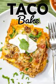 Plus, they're a cinch to make. Cheesy Taco Bake Recipe The Shortcut Kitchen