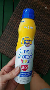 Banana boat kids sport tear free, sting free, reef friendly sunscreen spray, broad spectrum spf 50, twin pack kids sport, unscented, 12 ounce visit the banana boat store 4.8 out of 5 stars 5,787 ratings Kids Sunscreen Spray Banana Boat Simply Protect