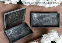 Silber und Grau Holz & Epoxidharz Tablett, handgefertigtes Geode Design, 3  Größen, Housewarming Geschenk, TV Tablett, Geschenk für Gastgeschenke