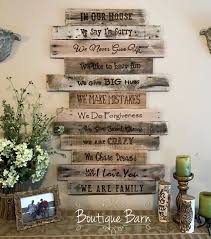 Family Rules Signin Our Housewe Do Familylarge Wood Wall Etsy In 2021 Large Wall Decor Wood Wall Decor Rustic Wall Art