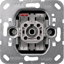 Gira 126200 ruftaster 1fach fuer tuerstation gira tx_44 (wg up). Gira 015100 Taster Einsatz Elektrikshop De