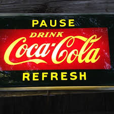 Best match ending newest most bids. Coca Cola Pause Refresh Plexiglass Light Up Sign Collectors Weekly