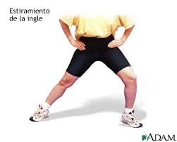 Estiramiento De La Ingle Medlineplus Enciclopedia Medica Illustracion