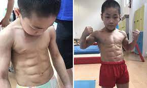 For tickling images (art or photographs) of boys under 12 being tickled. Boy 7 With The Perfect Eight Pack Abs In China Daily Mail Online