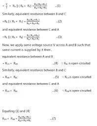 R1, r2, r3 are the star connected resistances as mentioned in the figure. Delta Star Transformation Star Delta Transformation Electrical Simple